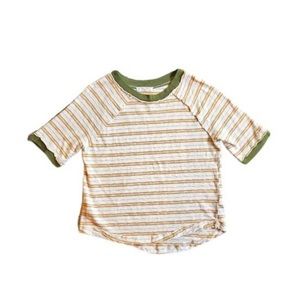 Free People We The Free stripe ringer tee size large